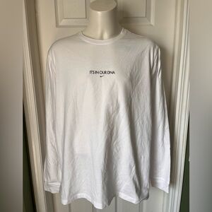 NEW Mens Nike 100% Cotton Long Sleeve T Shirt XXL
